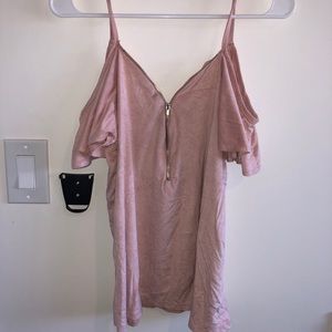 **MUST GO ASAP** Pink Off the Shoulder Top